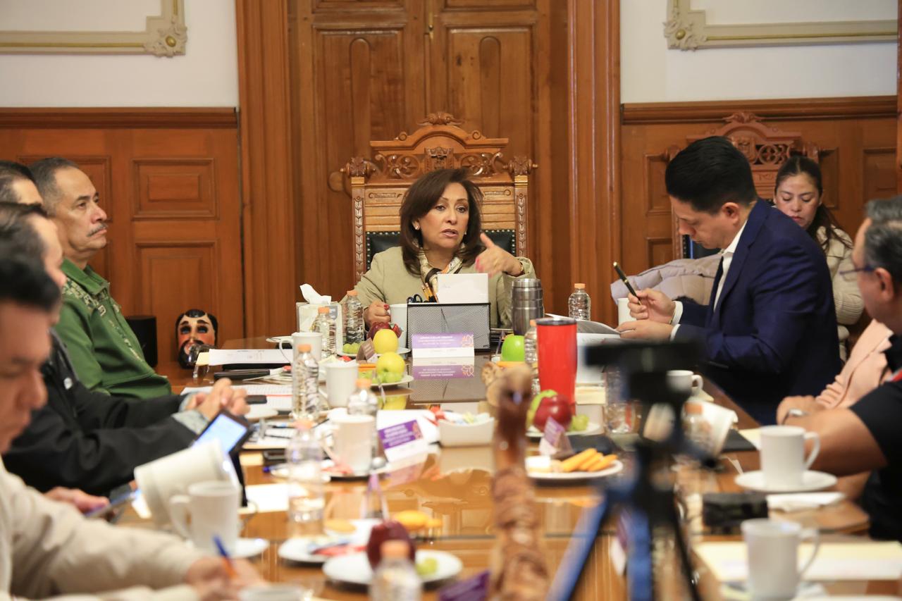 Encabeza gobernadora Lorena Cuéllar Mesa de Atención de Incendios